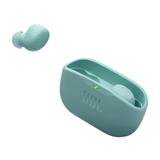 JBL Vibe Buds 2 - Blue - True Wireless Noise Cancelling Earbuds - Detailshot 5